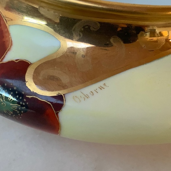 ✨HP🌈Vintage Osborne Poppy & Daisy Porcelain Bowl - Picture 6 of 8